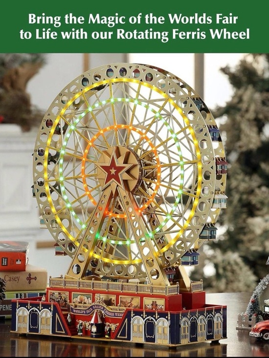 Mr. Christmas Other - Mr Christmas Grand Ferris Wheel 15 Gold Label LED 50 Songs Animated